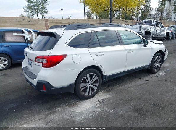4S4BSAKC3J3370161 2018 SUBARU OUTBACK Белый Задняя правая четверть