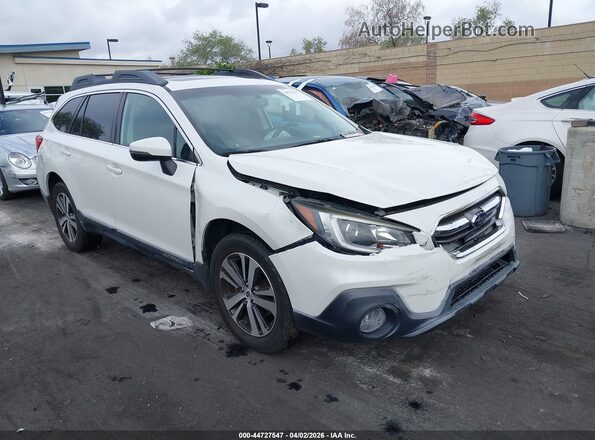4S4BSAKC3J3370161 2018 SUBARU OUTBACK Белый 