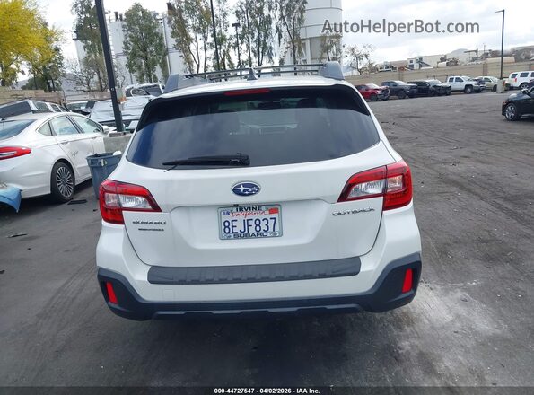 4S4BSAKC3J3370161 2018 SUBARU OUTBACK Белый 
