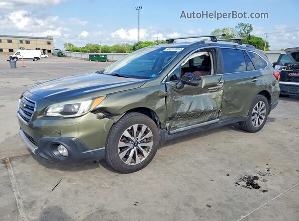 4S4BSATCXH3280997 2017 SUBARU OUTBACK Green წინა მარცხენა ხედი სამი მეოთხედიდან