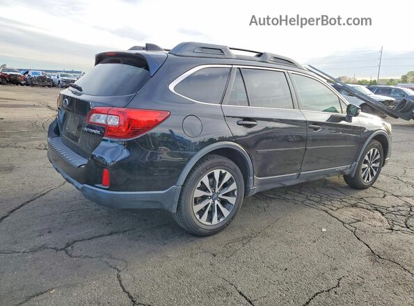 4S4BSBLC0G3315728 2016 SUBARU OUTBACK Черный Задняя правая четверть