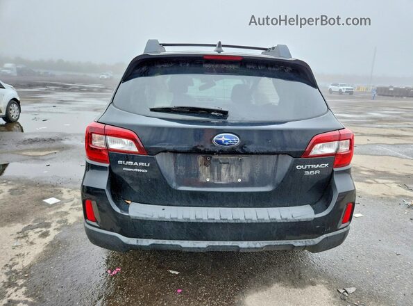 4S4BSEKC5H3232574 2017 SUBARU OUTBACK Черный Вид сзади