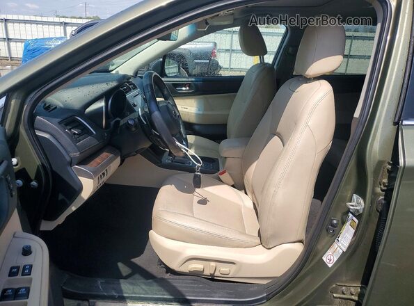 4S4BSENC1J3320846 2018 SUBARU OUTBACK Green Widok wnętrza z przodu