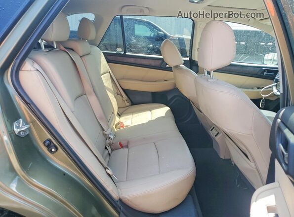 4S4BSENC1J3320846 2018 SUBARU OUTBACK Green Widok wnętrza z tyłu