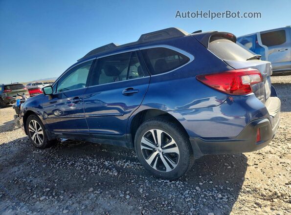 4S4BSENC4K3248980 2019 SUBARU OUTBACK Blue Rear left