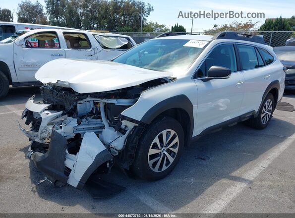 4S4BTAAC5S3163433 2025 SUBARU OUTBACK Белый Передняя левая четверть
