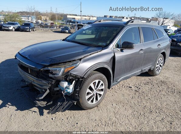 4S4BTACC3L3231663 2020 SUBARU OUTBACK Серый Передняя левая четверть