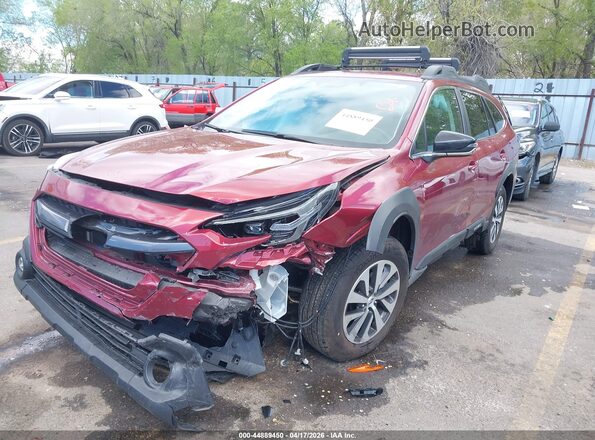 4S4BTADC0S3245386 2025 SUBARU OUTBACK Red Вид спереду