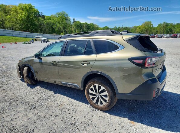 4S4BTADC9N3204890 2022 SUBARU OUTBACK Зеленый Задняя левая четверть