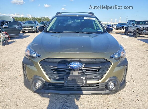 4S4BTALCXS3272192 2025 SUBARU OUTBACK Зеленый Вид спереди