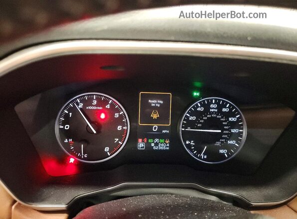 4S4BTAPC5N3149043 2022 SUBARU OUTBACK Зеленый Вид щитка приборов