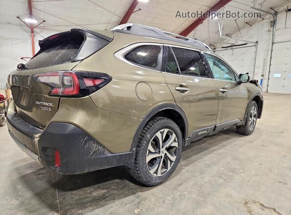 4S4BTAPC5N3149043 2022 SUBARU OUTBACK Зеленый Задняя правая четверть