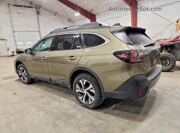 4S4BTAPC5N3149043 2022 SUBARU OUTBACK Зеленый Задняя левая четверть