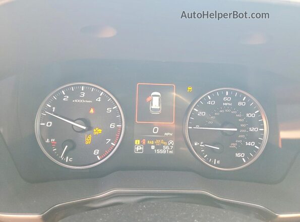 4S4BTAPC7R3145159 2024 SUBARU OUTBACK Белый Вид щитка приборов