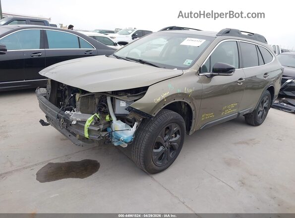 4S4BTGLD6M3142960 2021 SUBARU OUTBACK Коричневый Передняя левая четверть