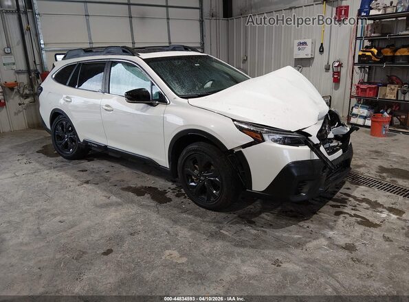 4S4BTGLD9M3149353 2021 SUBARU OUTBACK Белый Передняя правая четверть