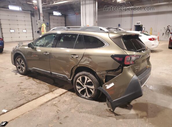4S4BTGPD9L3102669 2020 SUBARU OUTBACK Зеленый Задняя левая четверть