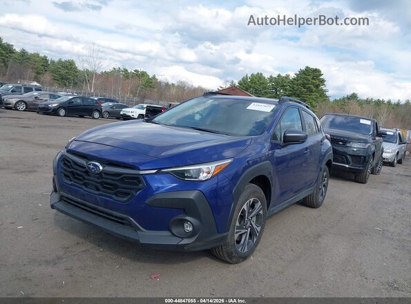 4S4GUHD65T3734258 2026 SUBARU CROSSTREK Blue Vista tres cuartos delantera izquierda