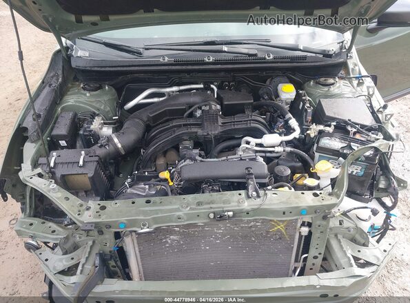 4S4GUHL66R3774522 2024 SUBARU CROSSTREK Зеленый Вид сзади
