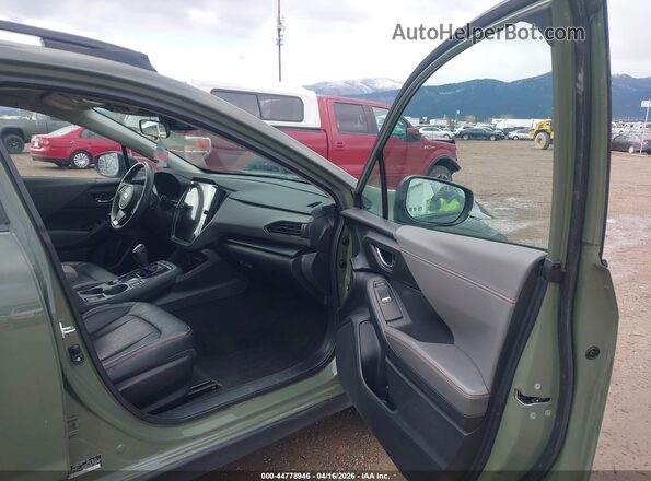 4S4GUHL66R3774522 2024 SUBARU CROSSTREK Зеленый Вид салона спереди