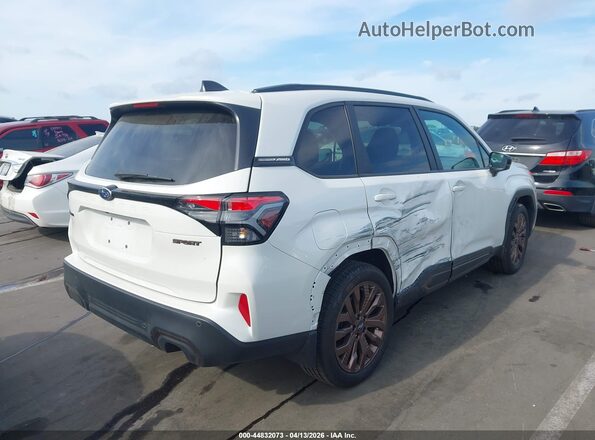 4S4SLDH64T3010707 2026 SUBARU FORESTER Белый Задняя правая четверть
