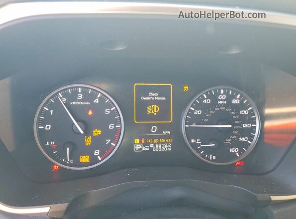 4S4WMACD4P3413403 2023 SUBARU ASCENT White Instrument cluster view