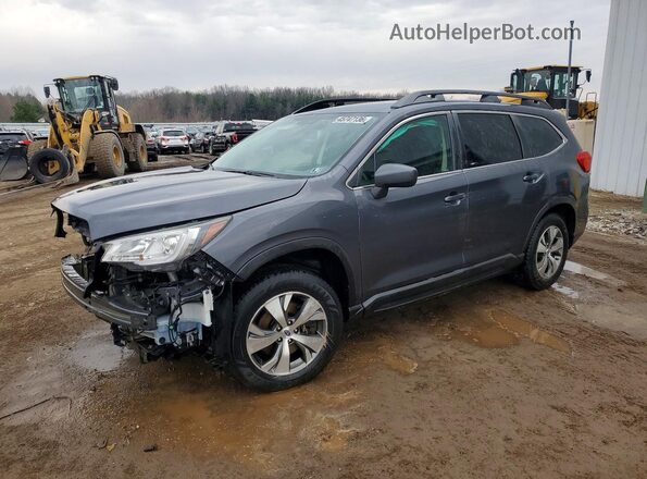 4S4WMACDXK3435530 2019 SUBARU ASCENT Gray წინა მარცხენა ხედი სამი მეოთხედიდან