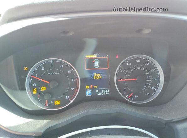 4S4WMAFD1K3467536 2019 SUBARU ASCENT Красный Вид щитка приборов