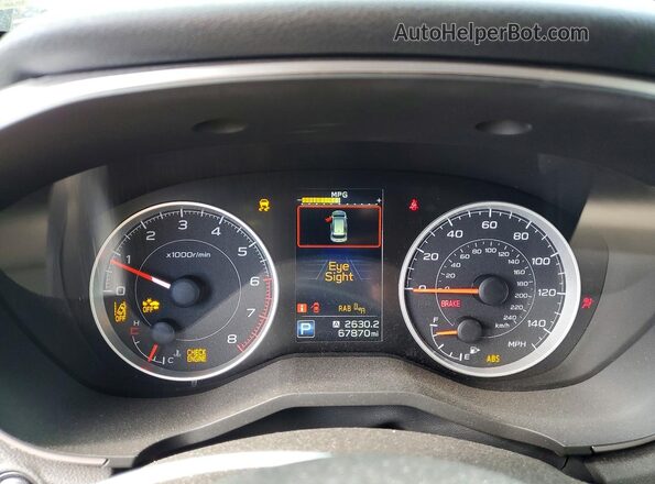 4S4WMAFD7M3462960 2021 SUBARU ASCENT Синий Вид щитка приборов