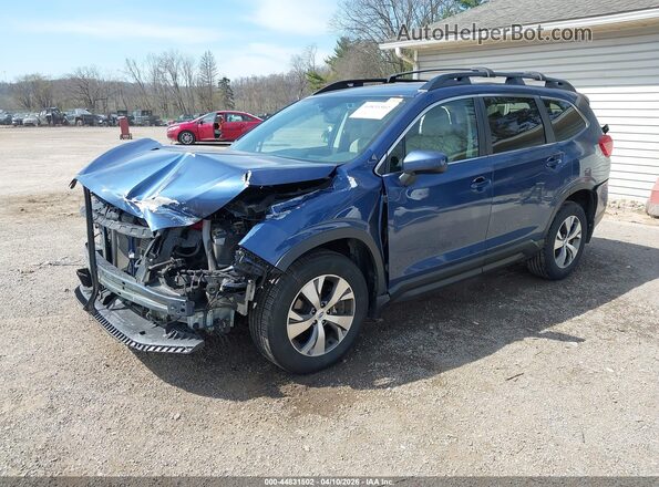 4S4WMAFD8K3428409 2019 SUBARU ASCENT Blue Передня ліва чверть