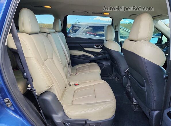 4S4WMAJD9K3488092 2019 SUBARU ASCENT Blue Vista interior trasera