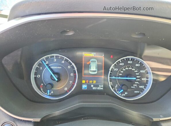 4S4WMAJD9K3488092 2019 SUBARU ASCENT Blue Vista del cuadro de instrumentos