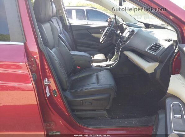 4S4WMALD7K3450258 2019 SUBARU ASCENT Темно-бордовый Вид салона спереди
