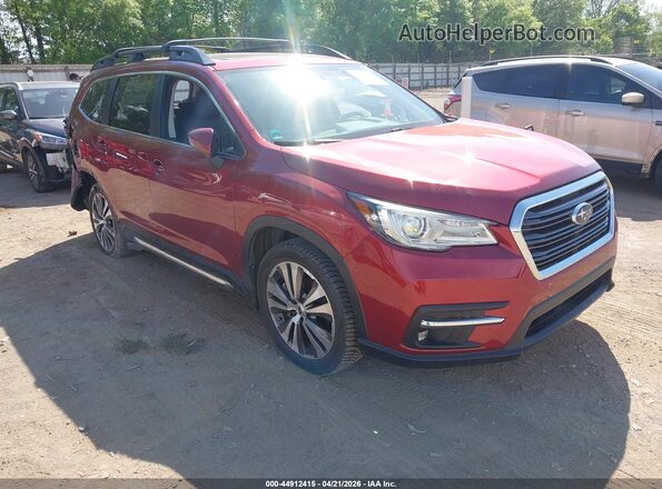 4S4WMALD7K3450258 2019 SUBARU ASCENT Темно-бордовый Передняя правая четверть