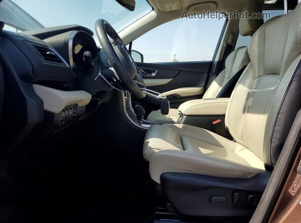 4S4WMAMD4K3438499 2019 SUBARU ASCENT Brown Widok wnętrza z przodu