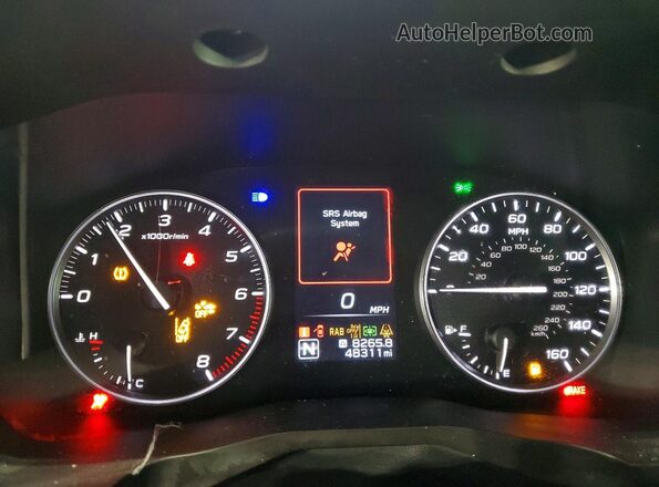 4S4WMAND6P3456329 2023 SUBARU ASCENT Charcoal Widok zestawu wskaźników