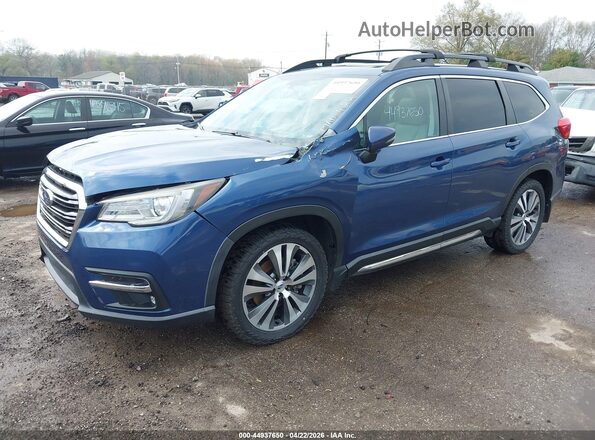 4S4WMAPD6K3486078 2019 SUBARU ASCENT Blue Vista tres cuartos delantera izquierda