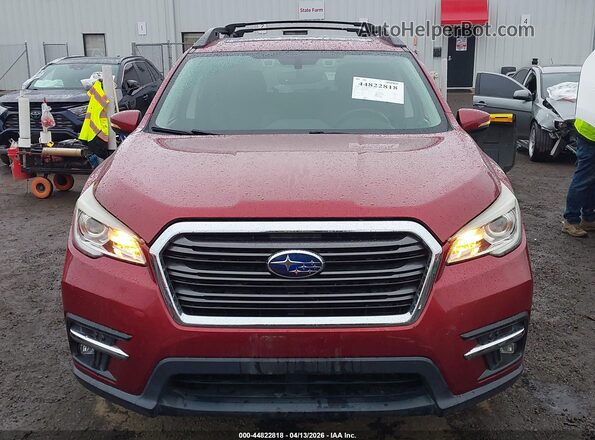 4S4WMAPD7K3428738 2019 SUBARU ASCENT Maroon უკანა სალონის ხედი