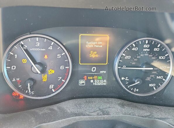 4S4WMAWD9R3401522 2024 SUBARU ASCENT Зеленый Вид щитка приборов