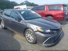 2022 Toyota Camry Le Gray vin: 4T1C11AK5NU035953