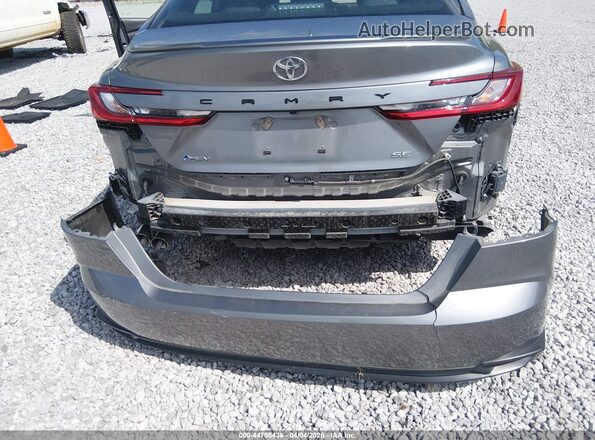 4T1DAACK2SU515770 2025 TOYOTA CAMRY Gray Widok zestawu wskaźników