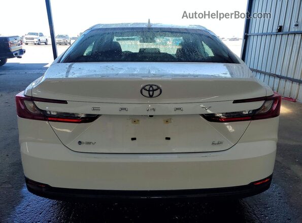 4T1DAACK6TU696793 2026 TOYOTA LE White Vista trasera