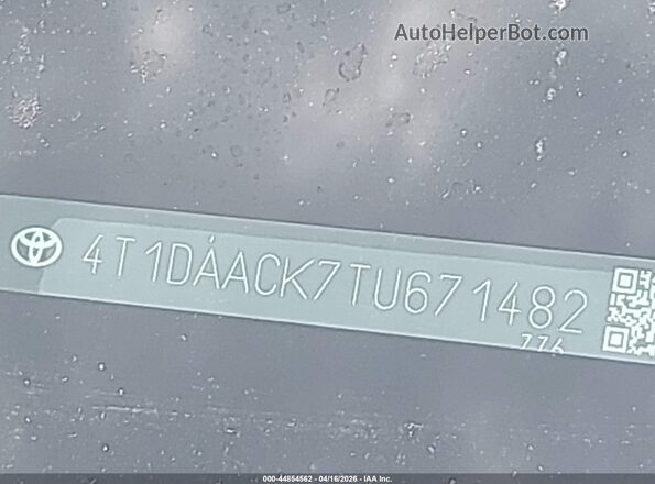 4T1DAACK7TU671482 2026 TOYOTA CAMRY White 