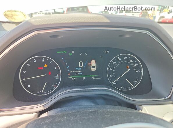 4T1DZ1FB2NU076885 2022 TOYOTA LIMITED Silver Widok zestawu wskaźników