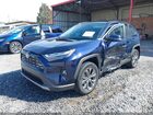 2022 Toyota Rav4 Hybrid Limited Dark Blue vin: 4T3D6RFV1NU072254