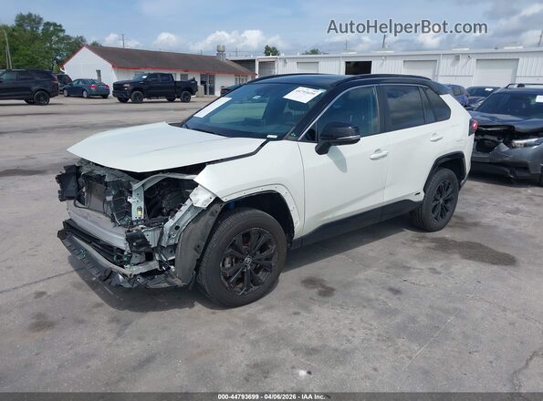 4T3E6RFV3NU081882 2022 TOYOTA RAV4 HYBRID Белый Передняя левая четверть