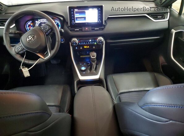 4T3EWRFV4LU007299 2020 TOYOTA RAV4 Gray Widok deski rozdzielczej