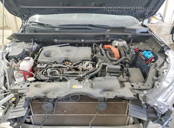 4T3EWRFV4LU007299 2020 TOYOTA RAV4 Gray Widok komory silnika