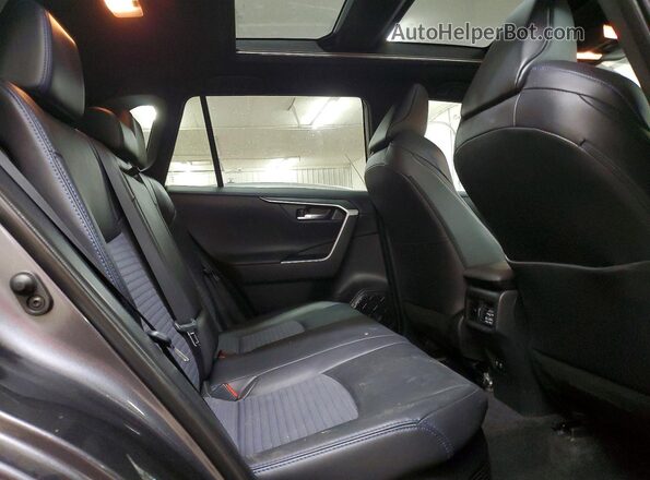 4T3EWRFV4LU007299 2020 TOYOTA RAV4 Gray Widok wnętrza z tyłu
