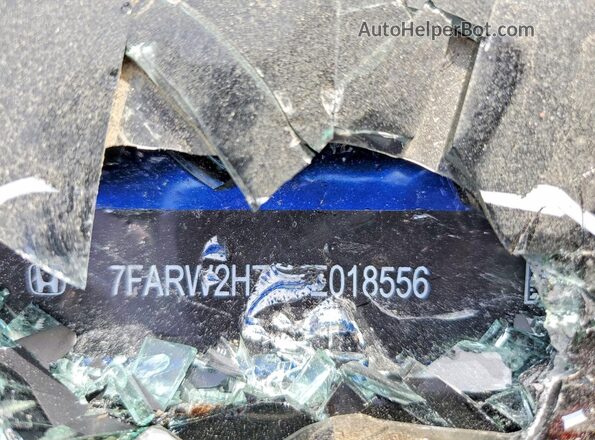 7FARW2H75ME018556 2021 HONDA CRV Blue VIN კოდის სტიკერის ხედი